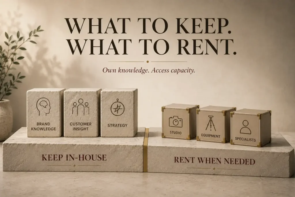 What to keep in-house and what to rent