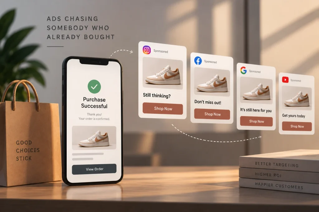 Ads chasing somebody who already bought

