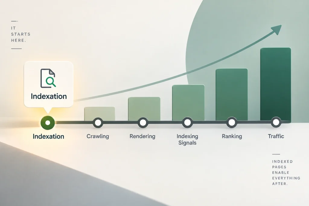 Indexation marked as the start of the scale

