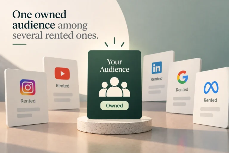 One owned audience among several rented ones